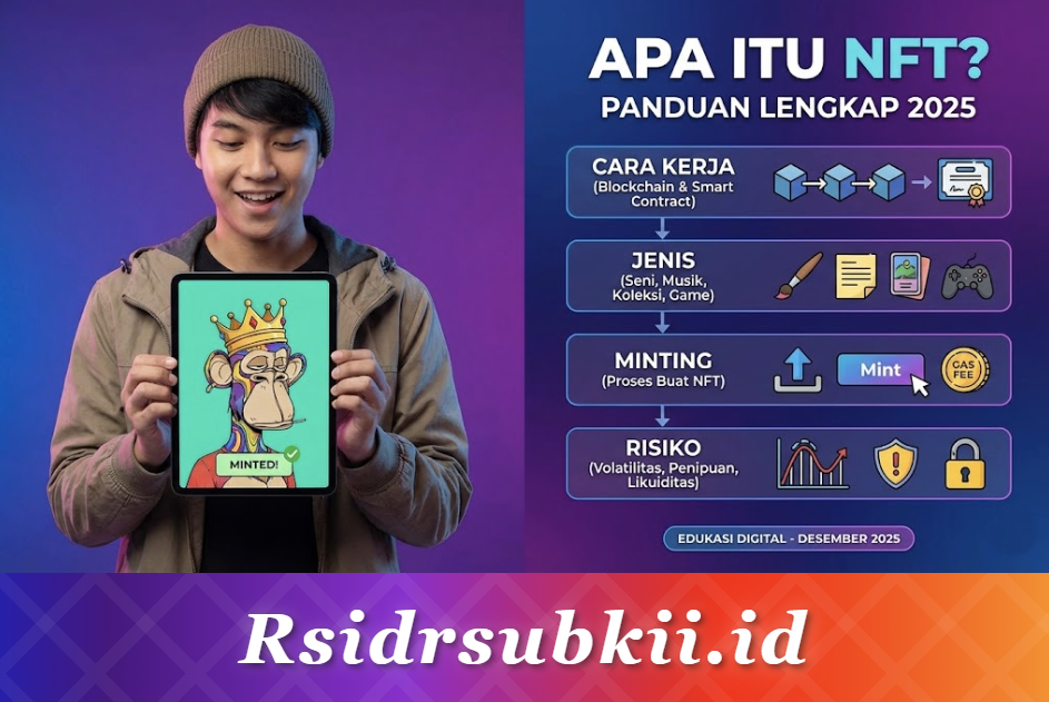 Apa Itu NFT? Panduan Lengkap Cara Kerja, Jenis, Minting, dan Risikonya di 2025