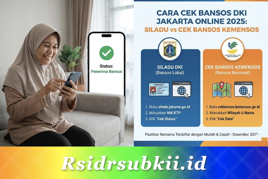 Cara Cek Bansos DKI Jakarta Online 2025: SILADU vs Cek Bansos Kemensos
