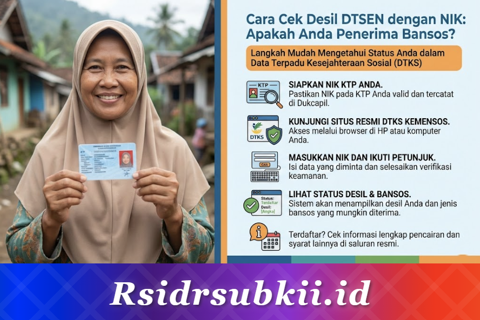 Cara Cek Desil DTSEN dengan NIK: Apakah Terdaftar sebagai Penerima Bansos?