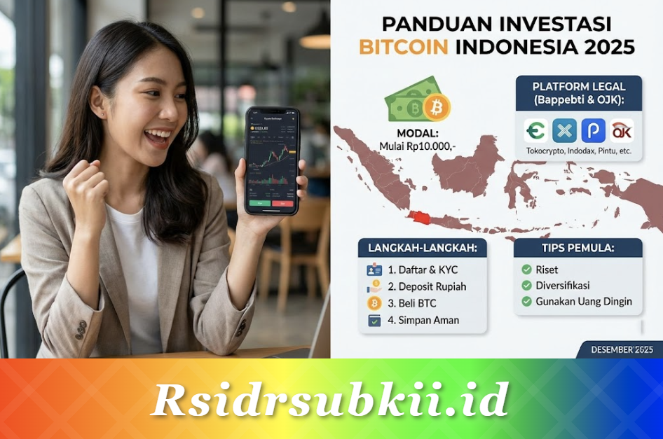 Cara Investasi Bitcoin di Indonesia: Panduan Pemula, Modal, dan Platform Legal 2025