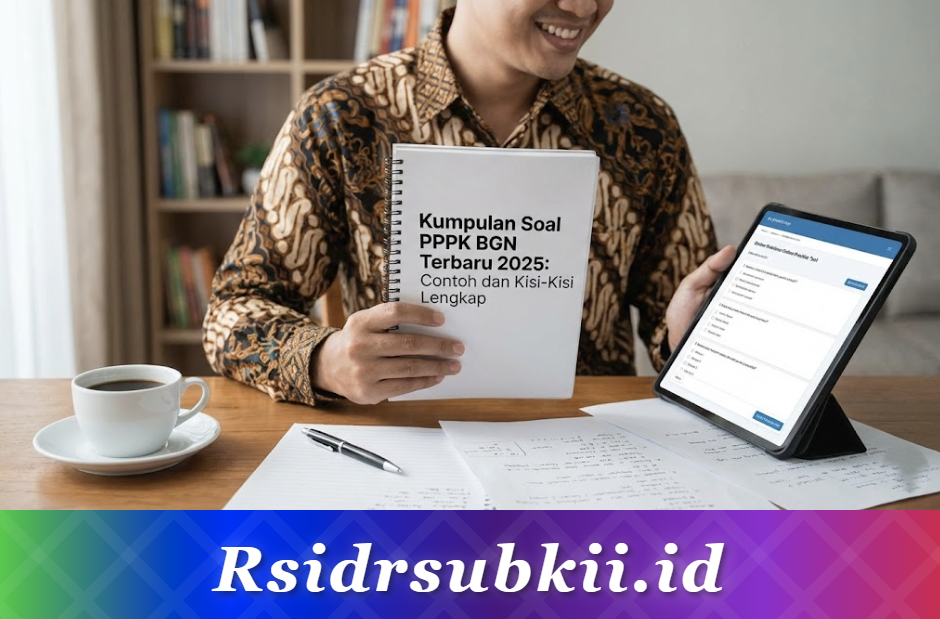 Kumpulan Soal PPPK BGN Terbaru 2025: Contoh dan Kisi-Kisi Lengkap