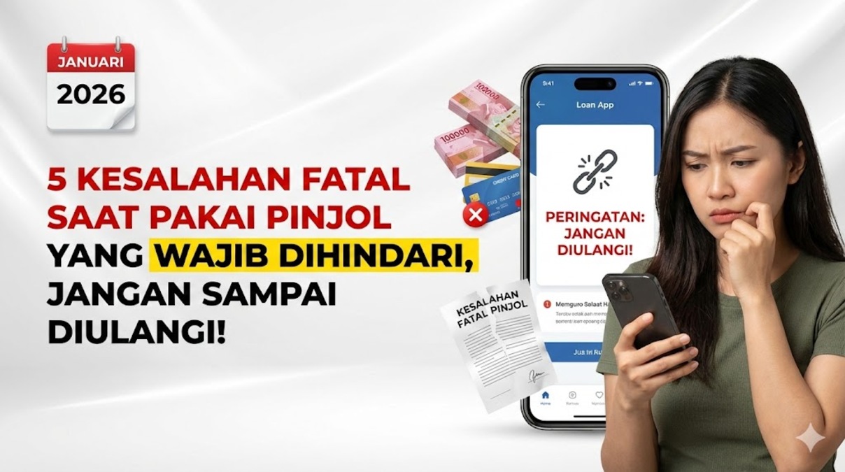 5 Kesalahan Fatal Saat Pakai Pinjol yang Wajib Dihindari, Jangan Sampai Diulangi!