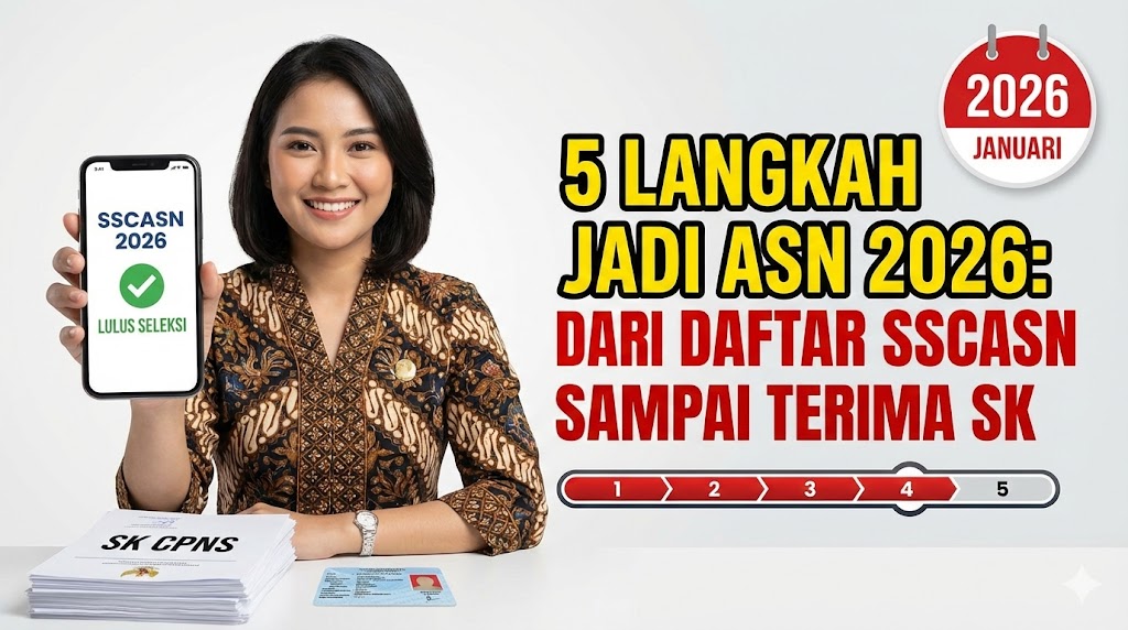 5 Langkah Jadi ASN 2026: Dari Daftar SSCASN Sampai Terima SK