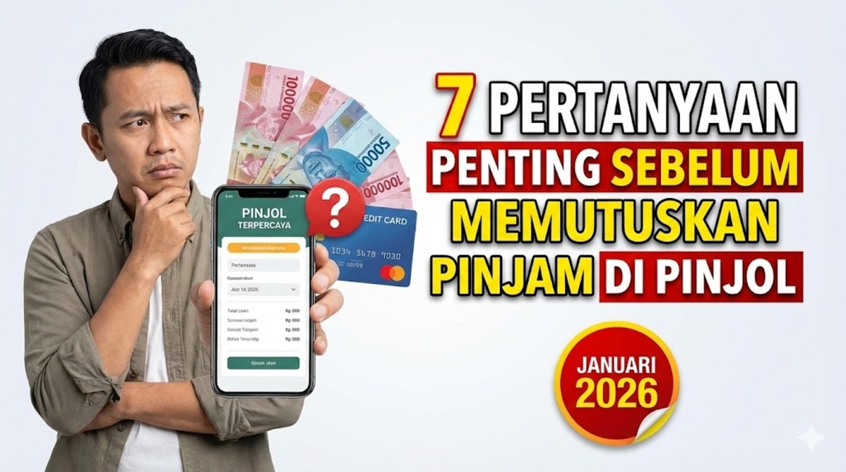 7 Pertanyaan Penting Sebelum Memutuskan Pinjam di Pinjol Januari 2026