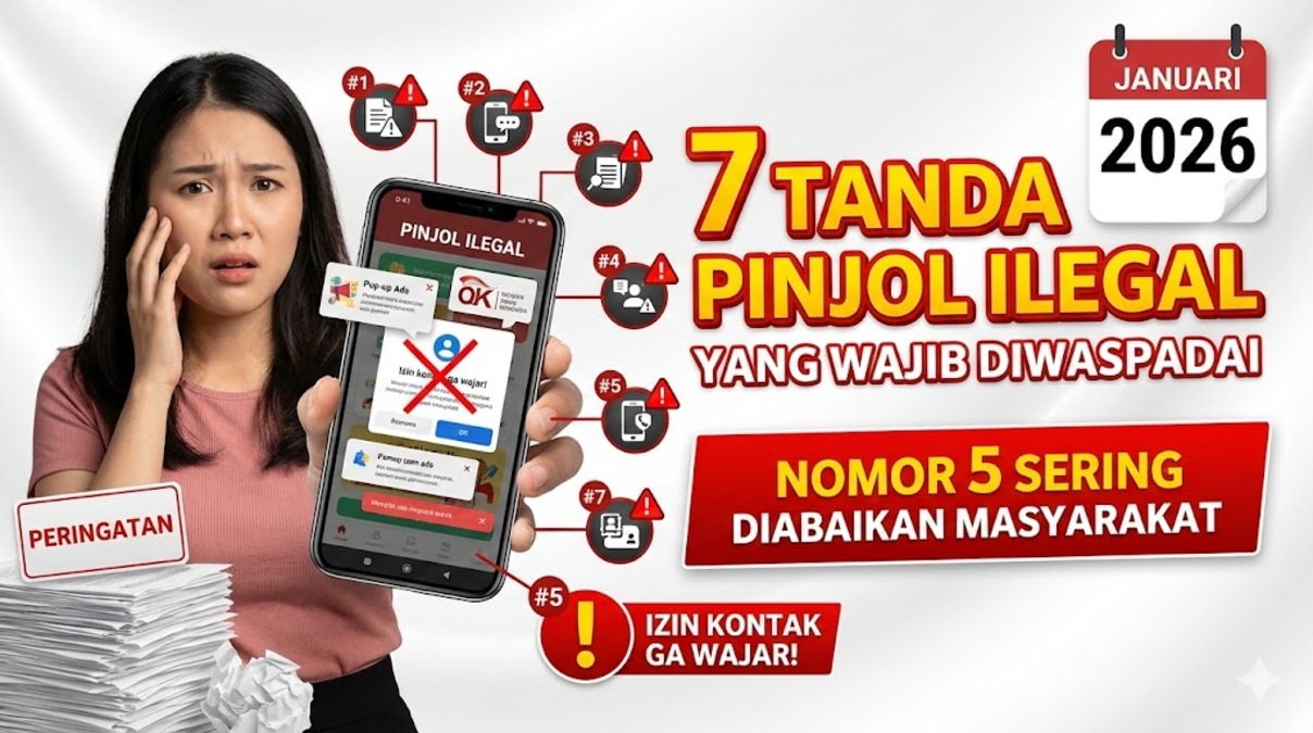 7 Tanda Pinjol Ilegal yang Wajib Diwaspadai, Nomor 5 Sering Diabaikan Masyarakat