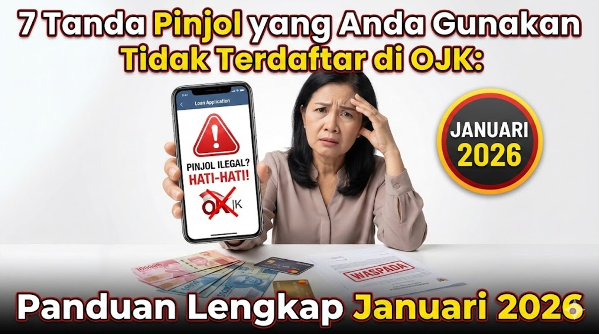 7 Tanda Pinjol yang Anda Gunakan Tidak Terdaftar di OJK: Panduan Lengkap Januari 2026