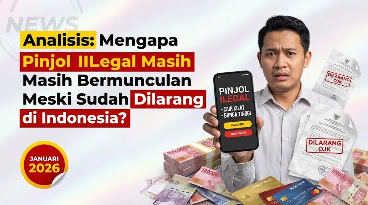 Analisis: Mengapa Pinjol Ilegal Masih Bermunculan Meski Sudah Dilarang di Indonesia?