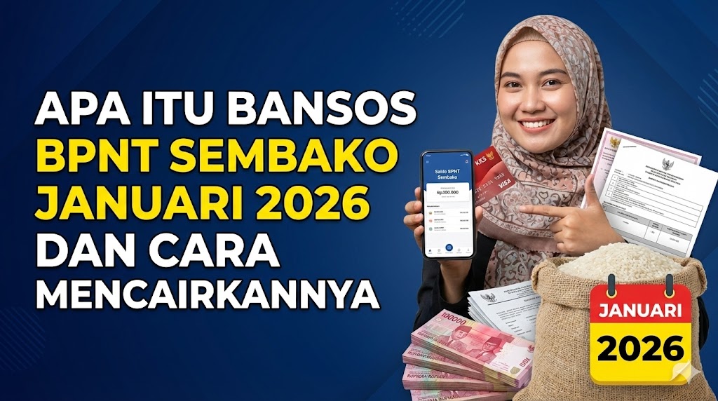 Apa Itu Bansos BPNT Sembako Januari 2026 dan Cara Mencairkannya
