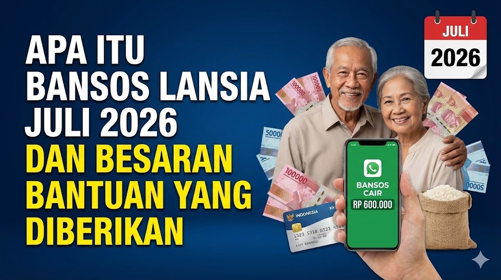 Apa Itu Bansos Lansia Juli 2026 dan Besaran Bantuan yang Diberikan