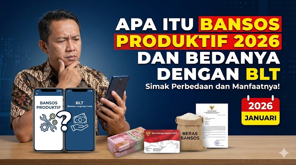 Apa Itu Bansos Produktif 2026 dan Bedanya dengan BLT