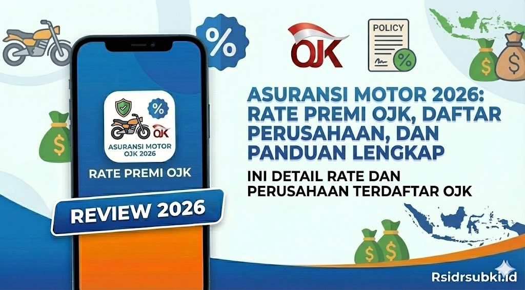 Asuransi Motor 2026: Rate Premi OJK, Daftar Perusahaan, dan Panduan Lengkap