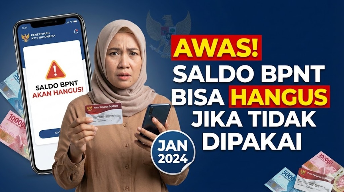 Awas! Saldo BPNT Bisa Hangus Jika Tidak Dipakai, Ini Ketentuannya
