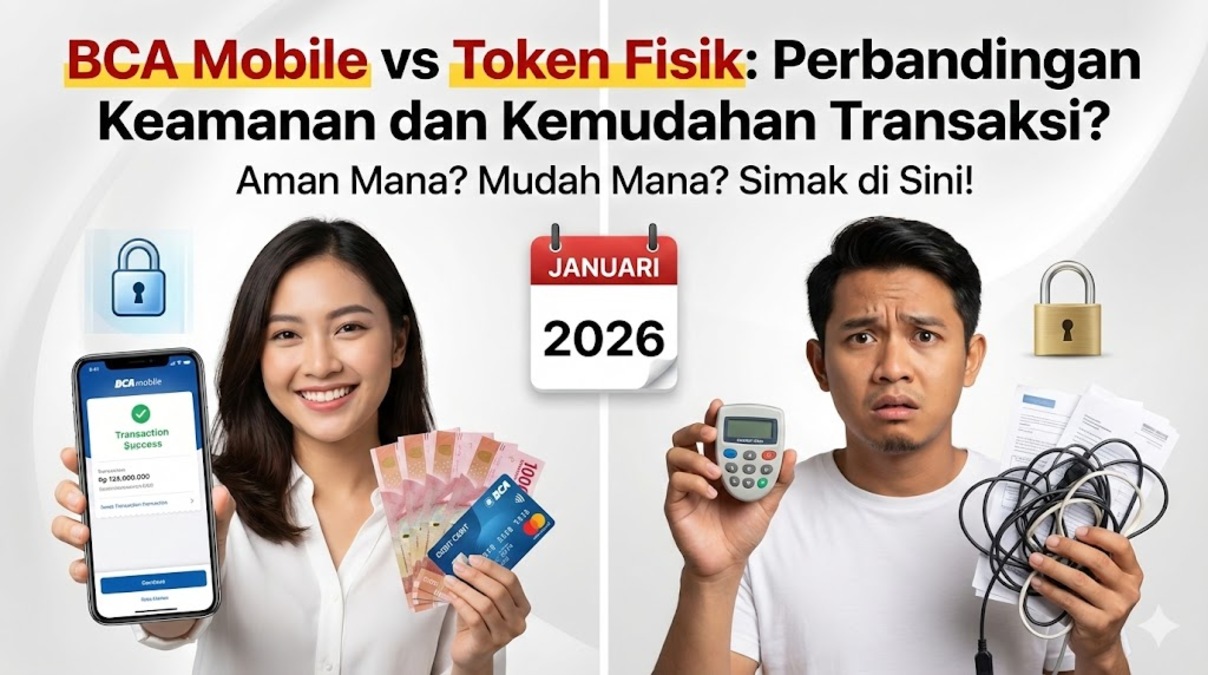 BCA Mobile vs Token Fisik: Perbandingan Keamanan dan Kemudahan Transaksi Januari 2026