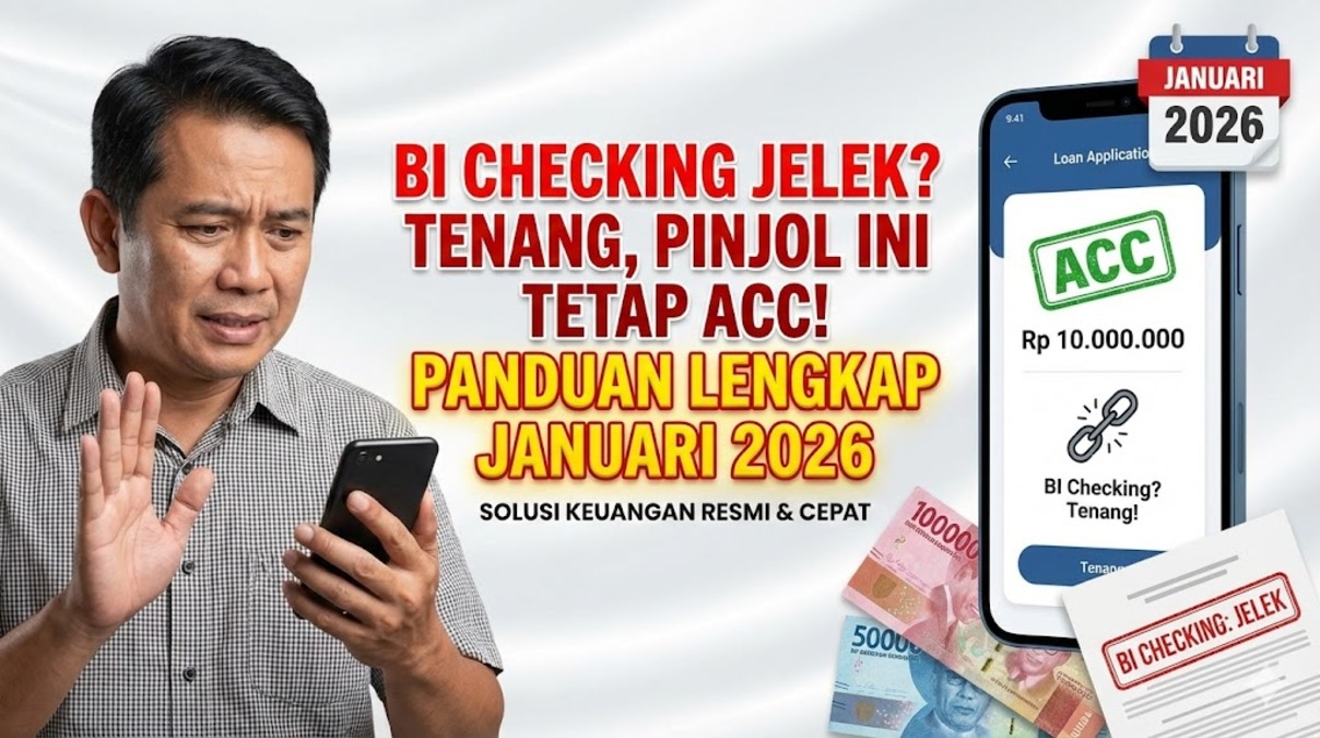 BI Checking Jelek? Tenang, Pinjol Ini Tetap ACC! Panduan Lengkap Januari 2026