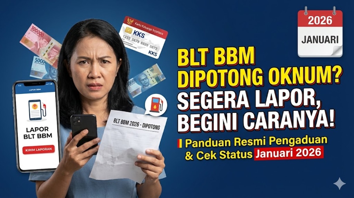 BLT BBM Dipotong Oknum? Segera Lapor, Begini Caranya! Januari 2026