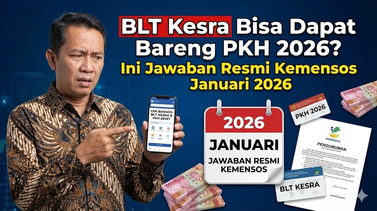 BLT Kesra Bisa Dapat Bareng PKH 2026? Ini Jawaban Resmi Kemensos Januari 2026