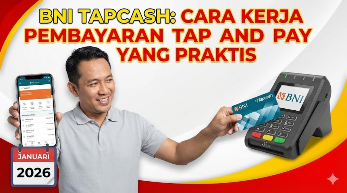 BNI Tapcash: Cara Kerja Pembayaran Tap and Pay yang Praktis Januari 2026