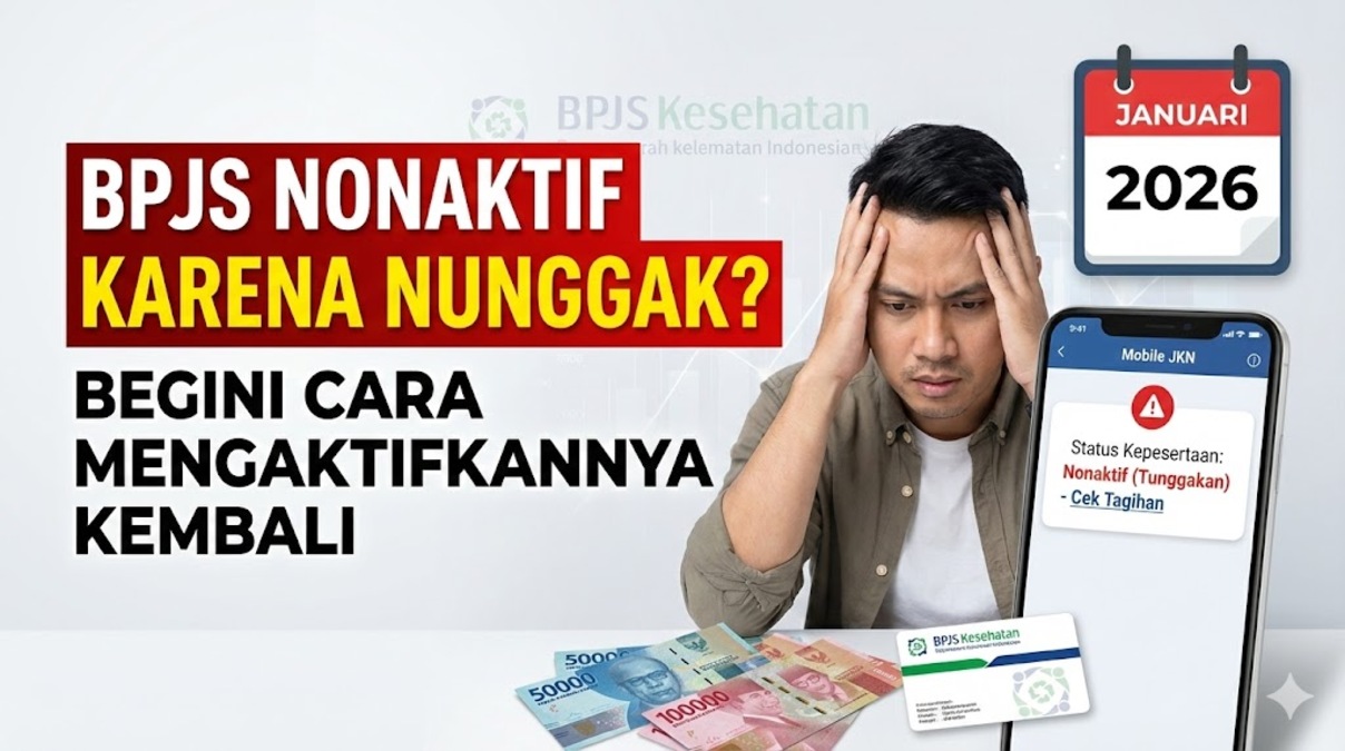 BPJS Nonaktif Karena Nunggak? Begini Cara Mengaktifkannya Kembali di Januari 2026