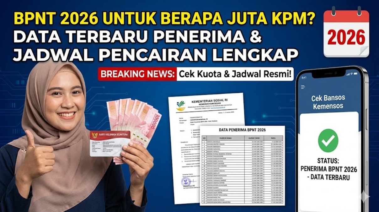BPNT 2026 untuk Berapa Juta KPM? Data Terbaru Penerima dan Jadwal Pencairan Lengkap