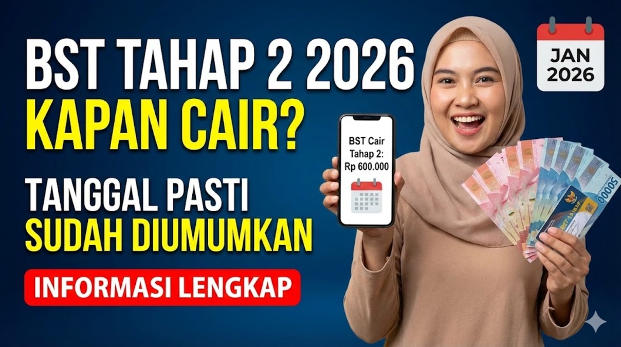BST Tahap 2 2026 Kapan Cair? Tanggal Pasti Sudah Diumumkan - Informasi Lengkap