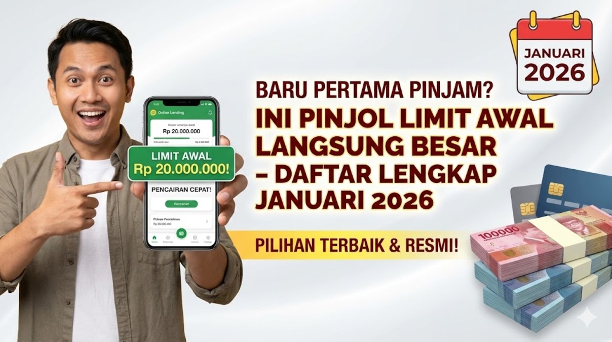 Baru Pertama Pinjam? Ini Pinjol Limit Awal Langsung Besar - Daftar Lengkap Januari 2026
