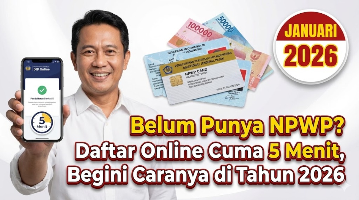 Belum Punya NPWP? Daftar Online Cuma 5 Menit, Begini Caranya di Tahun 2026