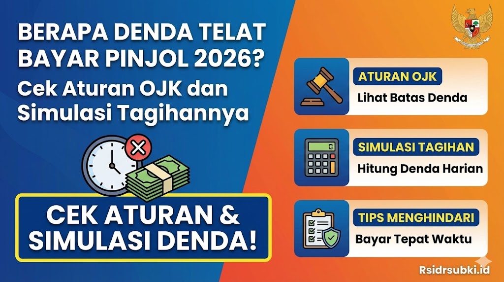 Berapa Denda Telat Bayar Pinjol 2026? Cek Aturan OJK dan Simulasi Tagihannya