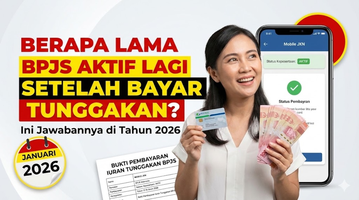 Berapa Lama BPJS Aktif Lagi Setelah Bayar Tunggakan? Ini Jawabannya di Tahun 2026