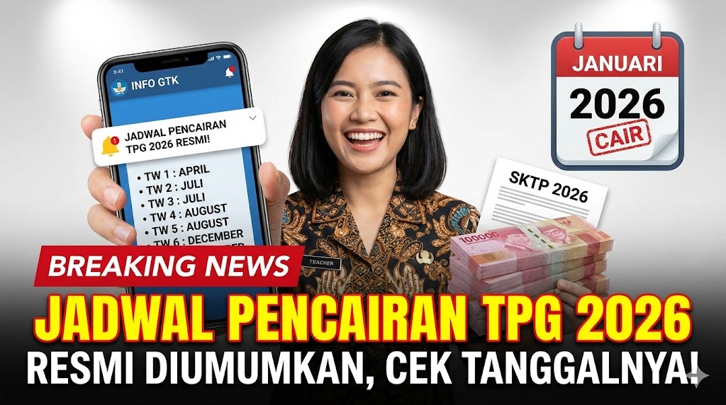 Breaking: Jadwal Pencairan TPG 2026 Resmi Diumumkan, Cek Tanggalnya!