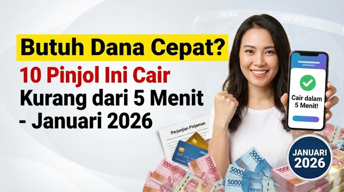 Butuh Dana Cepat? 10 Pinjol Ini Cair Kurang dari 5 Menit - Januari 2026