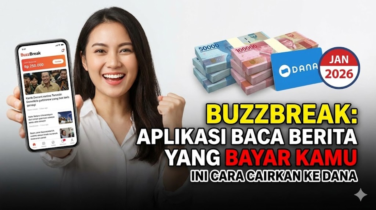 BuzzBreak: Aplikasi Baca Berita yang Bayar Kamu, Ini Cara Cairkan ke DANA