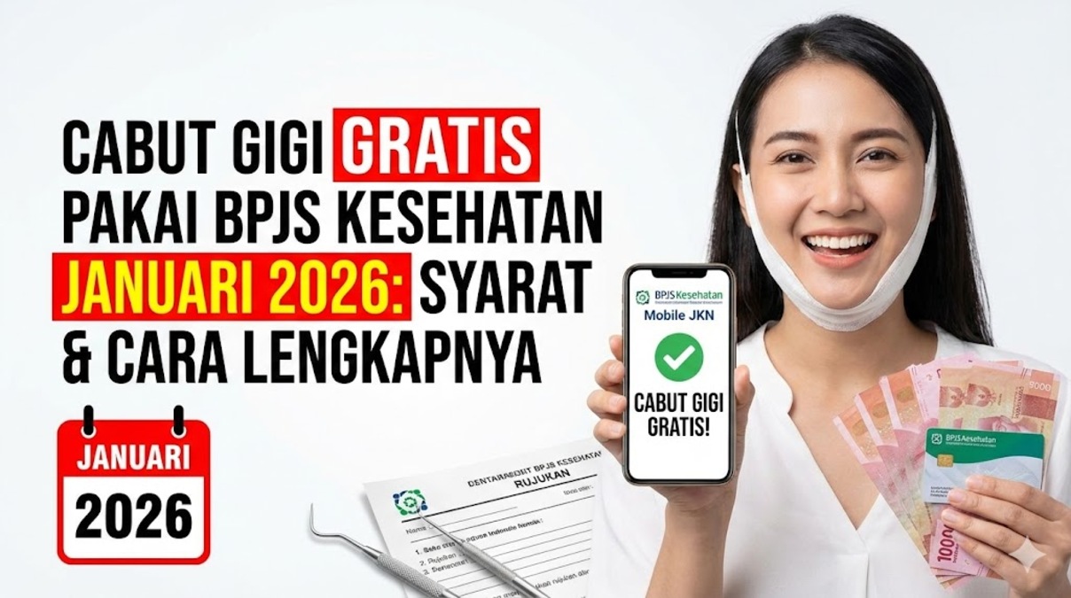 Cabut Gigi Gratis Pakai BPJS Kesehatan Januari 2026: Syarat dan Cara Lengkapnya