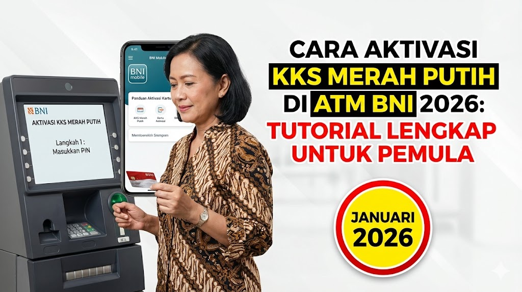 Cara Aktivasi KKS Merah Putih di ATM BNI 2026: Tutorial Lengkap untuk Pemula