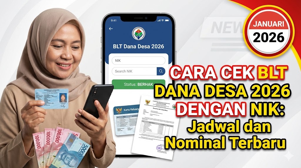 Cara Cek BLT Dana Desa 2026 dengan NIK: Jadwal dan Nominal Terbaru