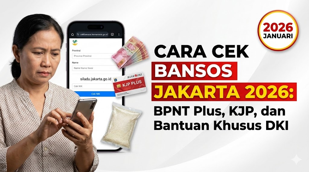 Cara Cek Bansos Jakarta 2026: BPNT Plus, KJP, dan Bantuan Khusus DKI