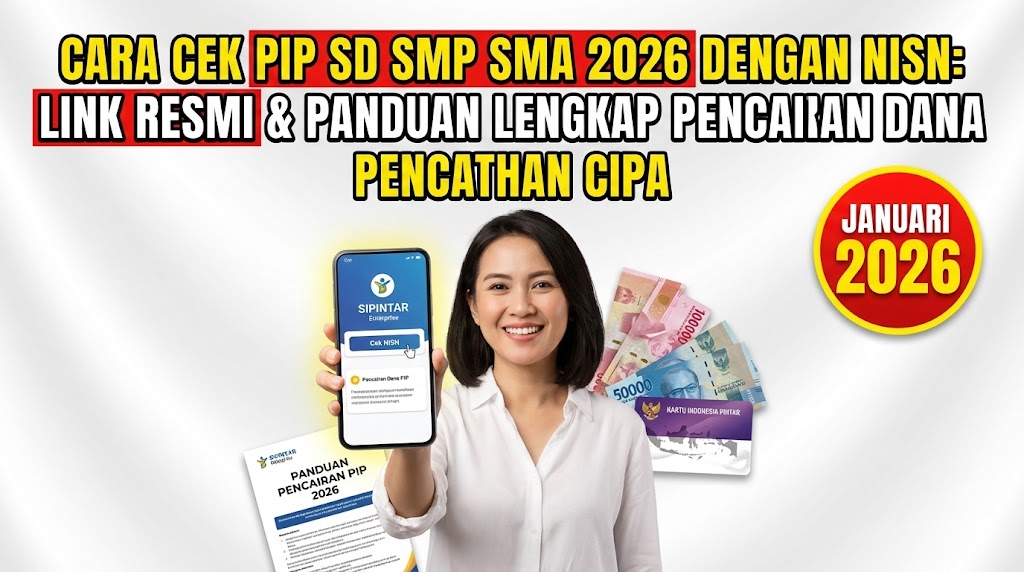 Cara Cek PIP SD SMP SMA 2026 dengan NISN: Link Resmi dan Panduan Lengkap Pencairan Dana