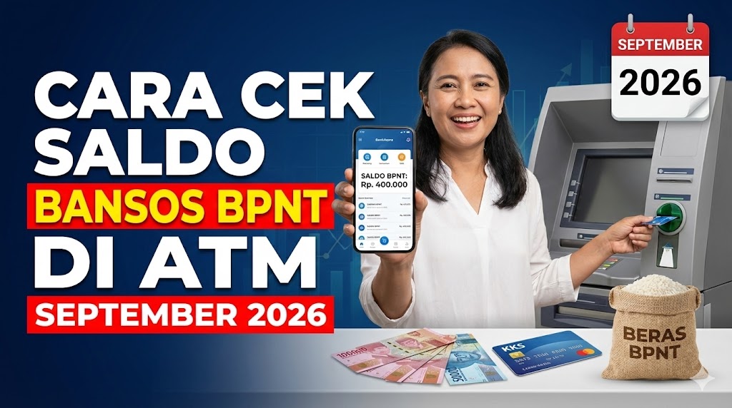 Cara Cek Saldo Bansos BPNT di ATM September 2026