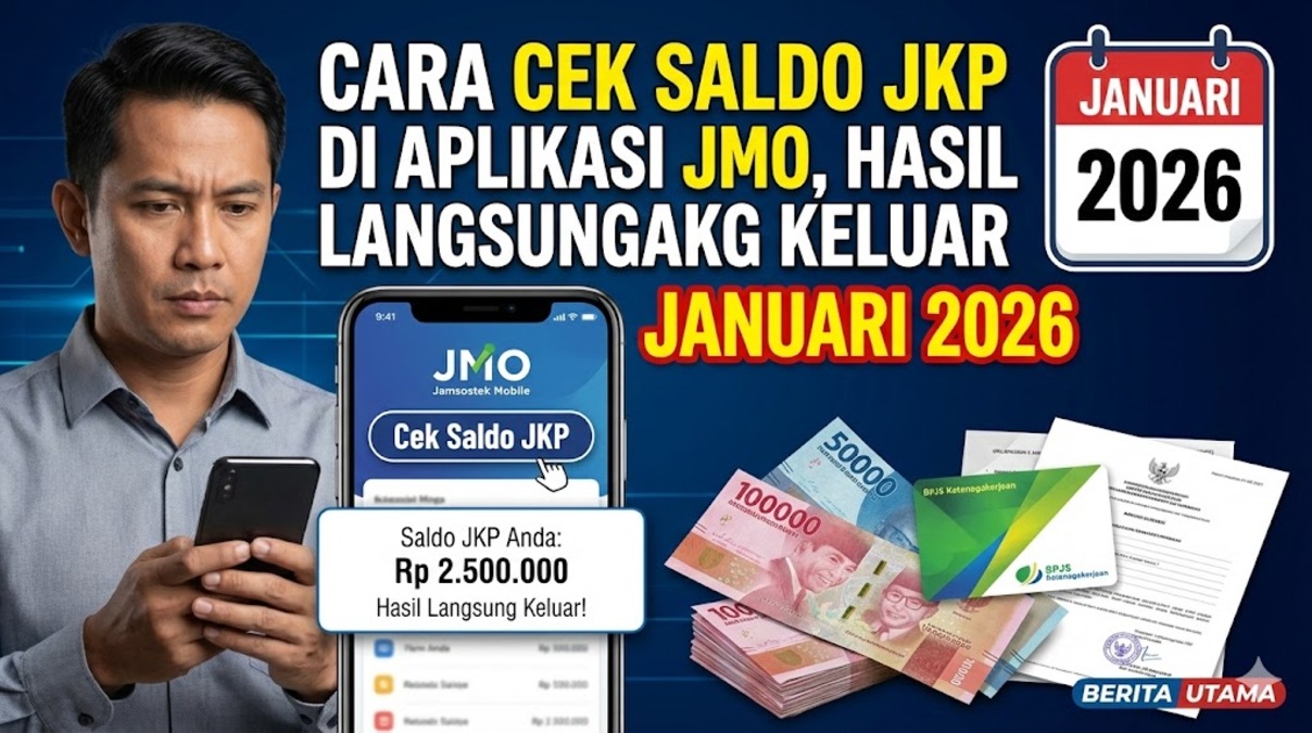 Cara Cek Saldo JKP di Aplikasi JMO, Hasil Langsung Keluar Januari 2026
