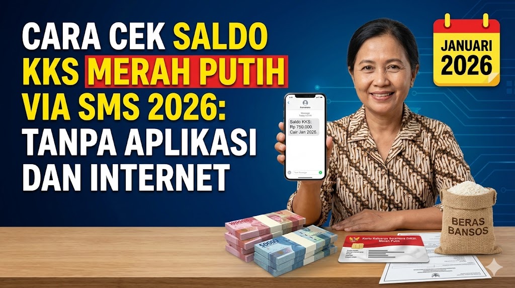 Cara Cek Saldo KKS Merah Putih via SMS 2026: Tanpa Aplikasi dan Internet