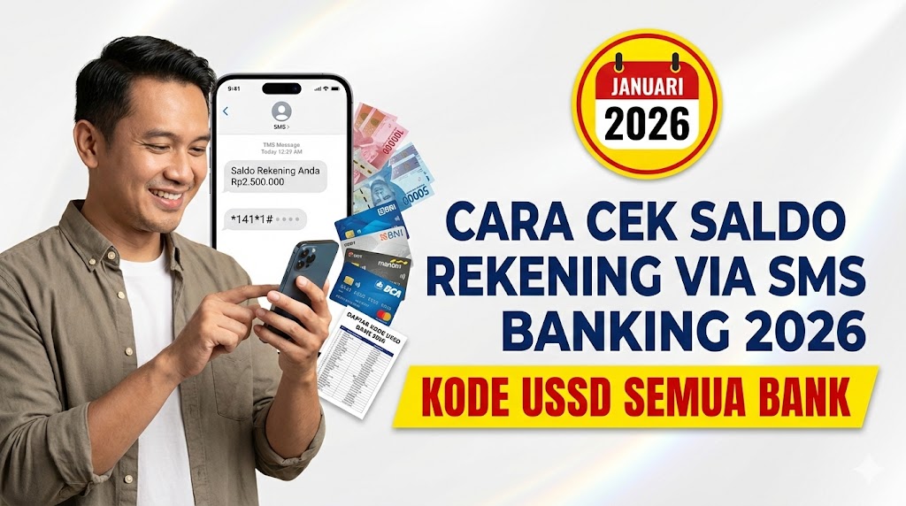 Cara Cek Saldo Rekening via SMS Banking 2026: Kode USSD Semua Bank