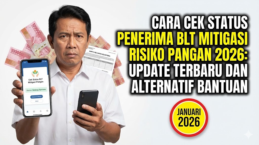 Cara Cek Status Penerima BLT Mitigasi Risiko Pangan 2026: Update Terbaru dan Alternatif Bantuan