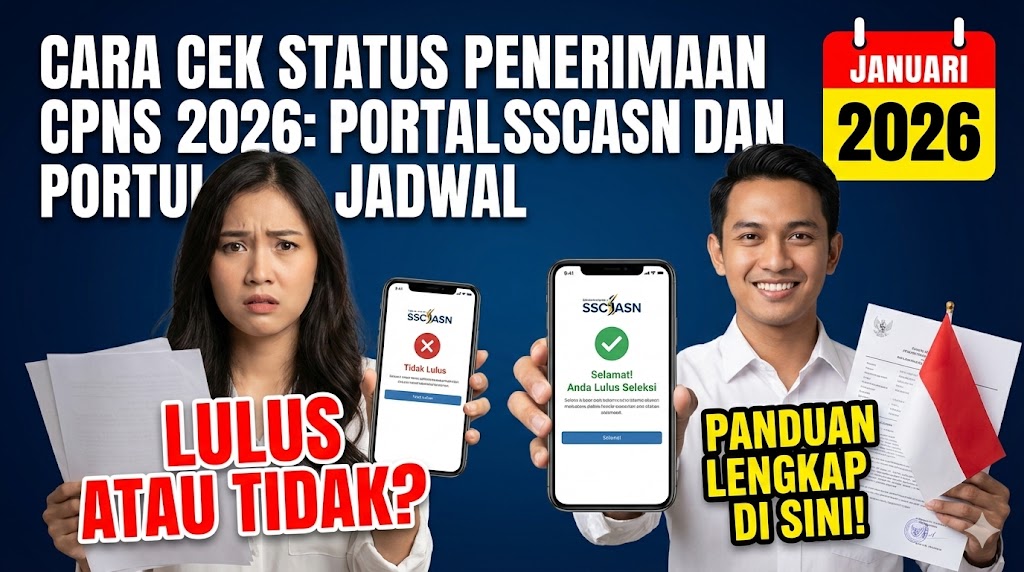 Cara Cek Status Penerimaan CPNS 2026: Portal SSCASN dan Jadwal