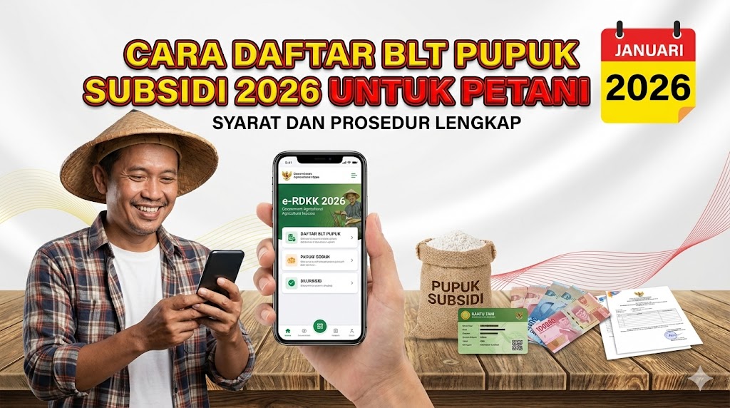 Cara Daftar BLT Pupuk Subsidi 2026 untuk Petani: Syarat dan Prosedur Lengkap