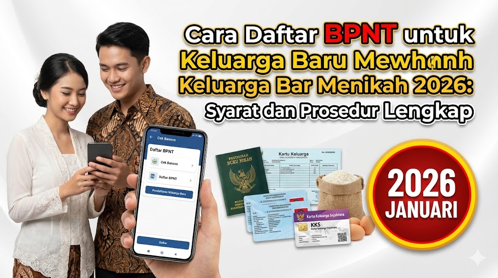 Cara Daftar BPNT untuk Keluarga Baru Menikah 2026: Syarat dan Prosedur Lengkap