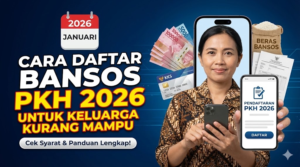 Cara Daftar Bansos PKH 2026 untuk Keluarga Kurang Mampu