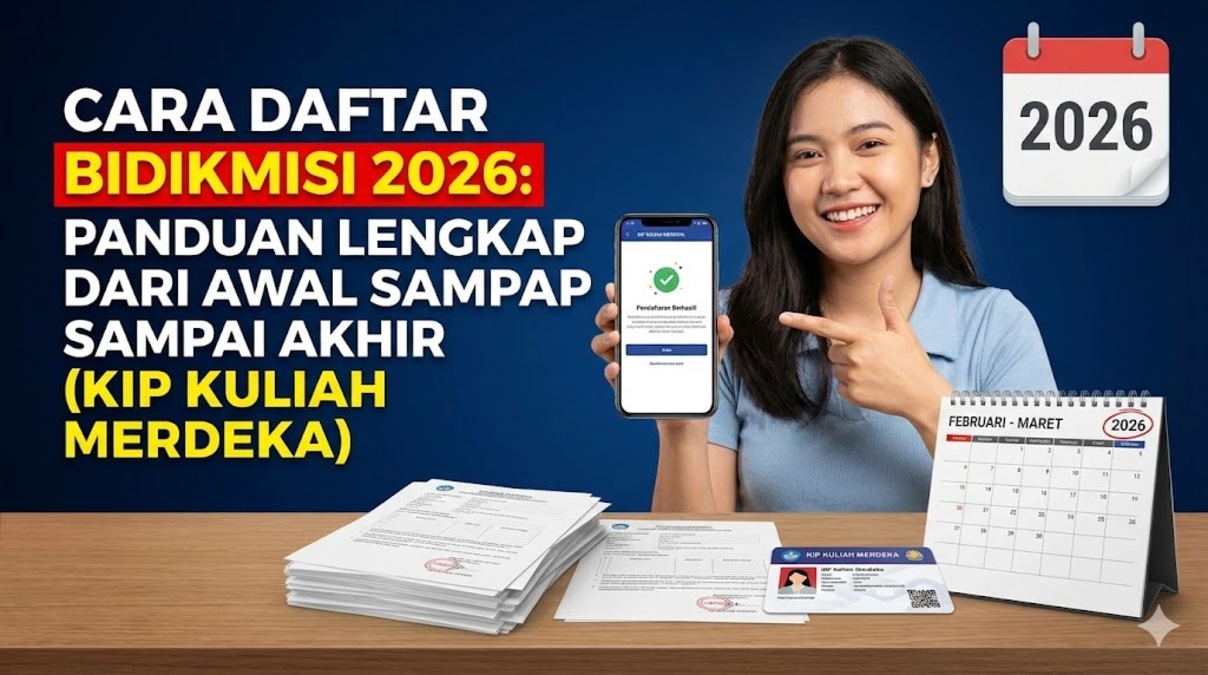 Cara Daftar Bidikmisi 2026: Panduan Lengkap dari Awal sampai Akhir (KIP Kuliah Merdeka)