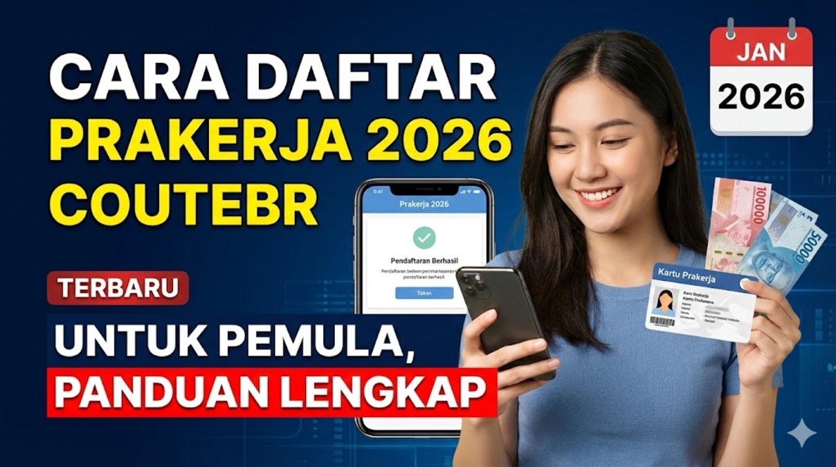 Cara Daftar Prakerja 2026 untuk Pemula, Panduan Lengkap