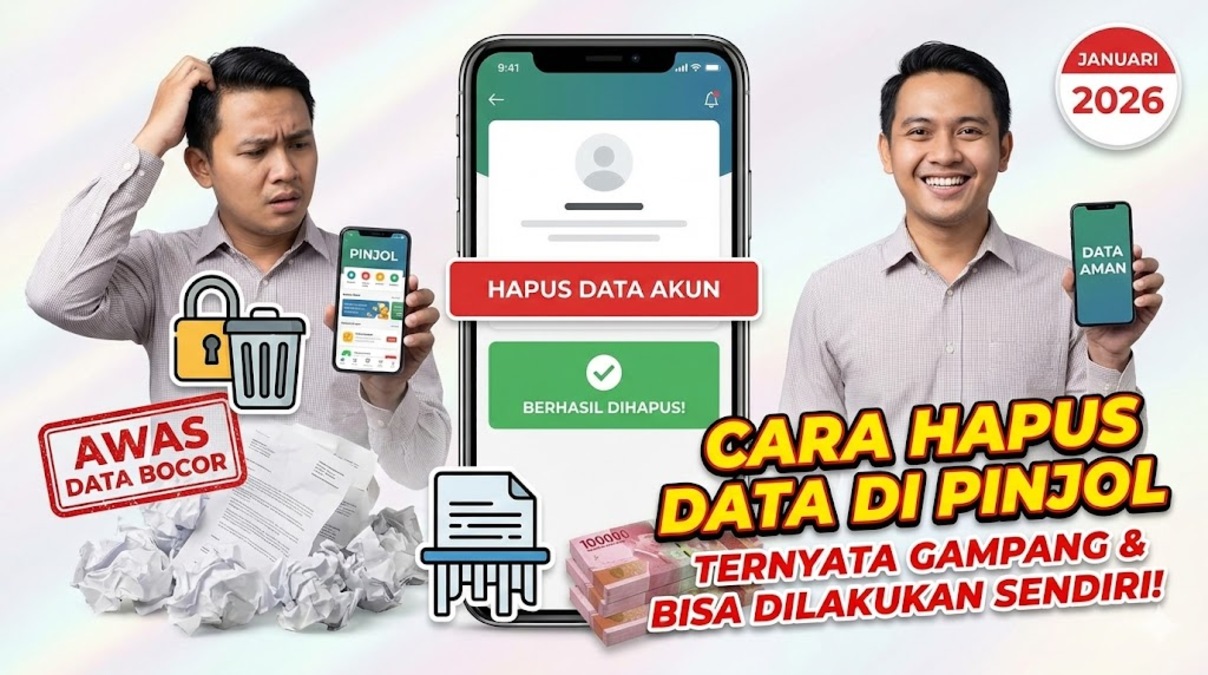 Cara Hapus Data di Pinjol Januari 2026, Ternyata Gampang dan Bisa Dilakukan Sendiri!