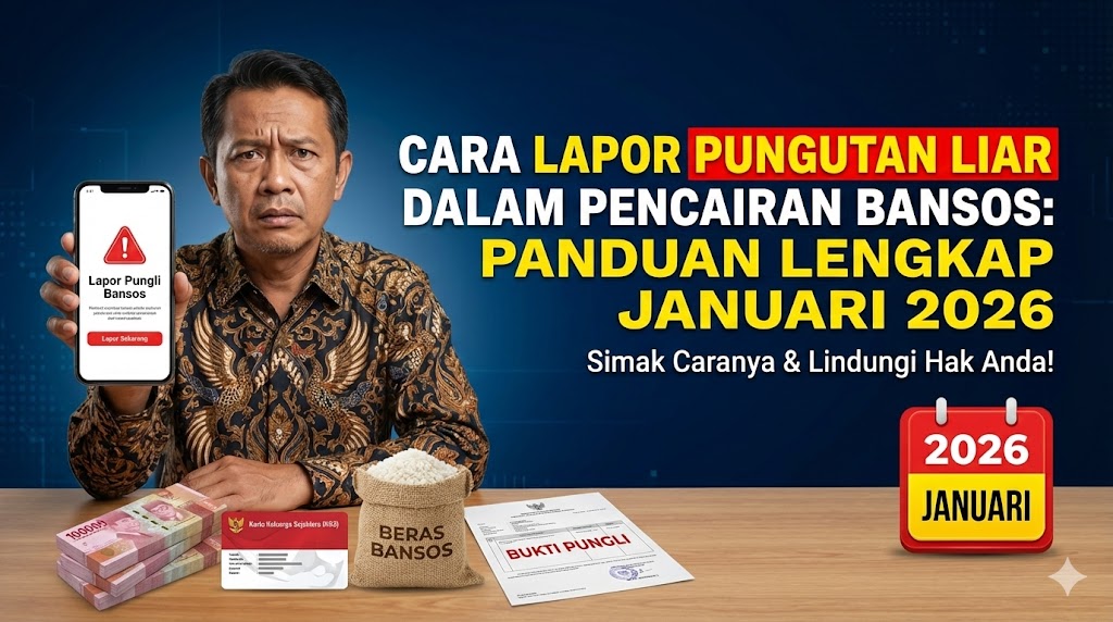 Cara Lapor Pungutan Liar dalam Pencairan Bansos: Panduan Lengkap Januari 2026