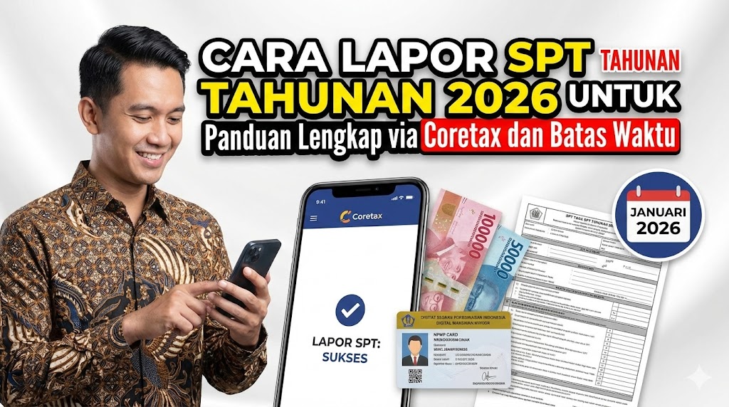 Cara Lapor SPT Tahunan 2026 untuk Karyawan: Panduan Lengkap via Coretax dan Batas Waktu